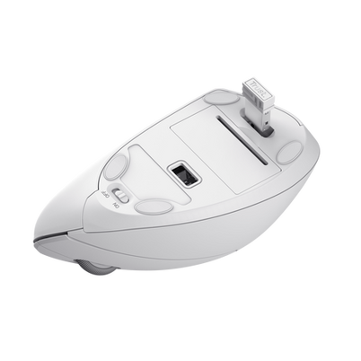 TRUST MOUSE ERGONOMICO VERTO BLANCO